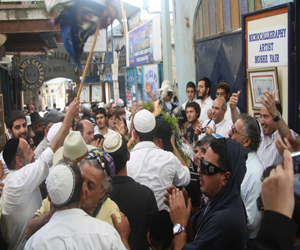 Meir Glazer and Carlebach in Tzfat